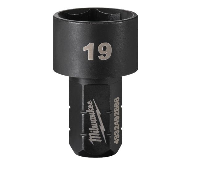 Головка-вставка 14,4мм Hex MILWAUKEE, FPTR-S19, 19мм (для M12 FPTR) (4932492866)