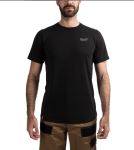 Футболка MILWAUKEE HTSSBL-XL, легка з коротким рукавом, чорна, (розмір XL) (4932492966)