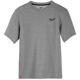 Футболка MILWAUKEE HTSSGR-L. легка з коротким рукавом, сіра, (розмір L) (4932492970)