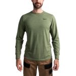 Футболка MILWAUKEE, HTLS легка з довгим рукавом, зелена, розмір XXL (4932493002)