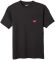 Футболка MILWAUKEE WTSSBL-XXL, з карманом та коротким рукавом, чорна, (розмір XXL) (4932493007)