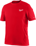 Футболка MILWAUKEE, WWSS дихаюча з коротким рукавом, червона, розмір XL (4932493071)