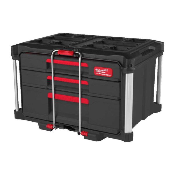 Ящик для инструментів Milwaukee Packout з 2+1 ящиками (4932493190)