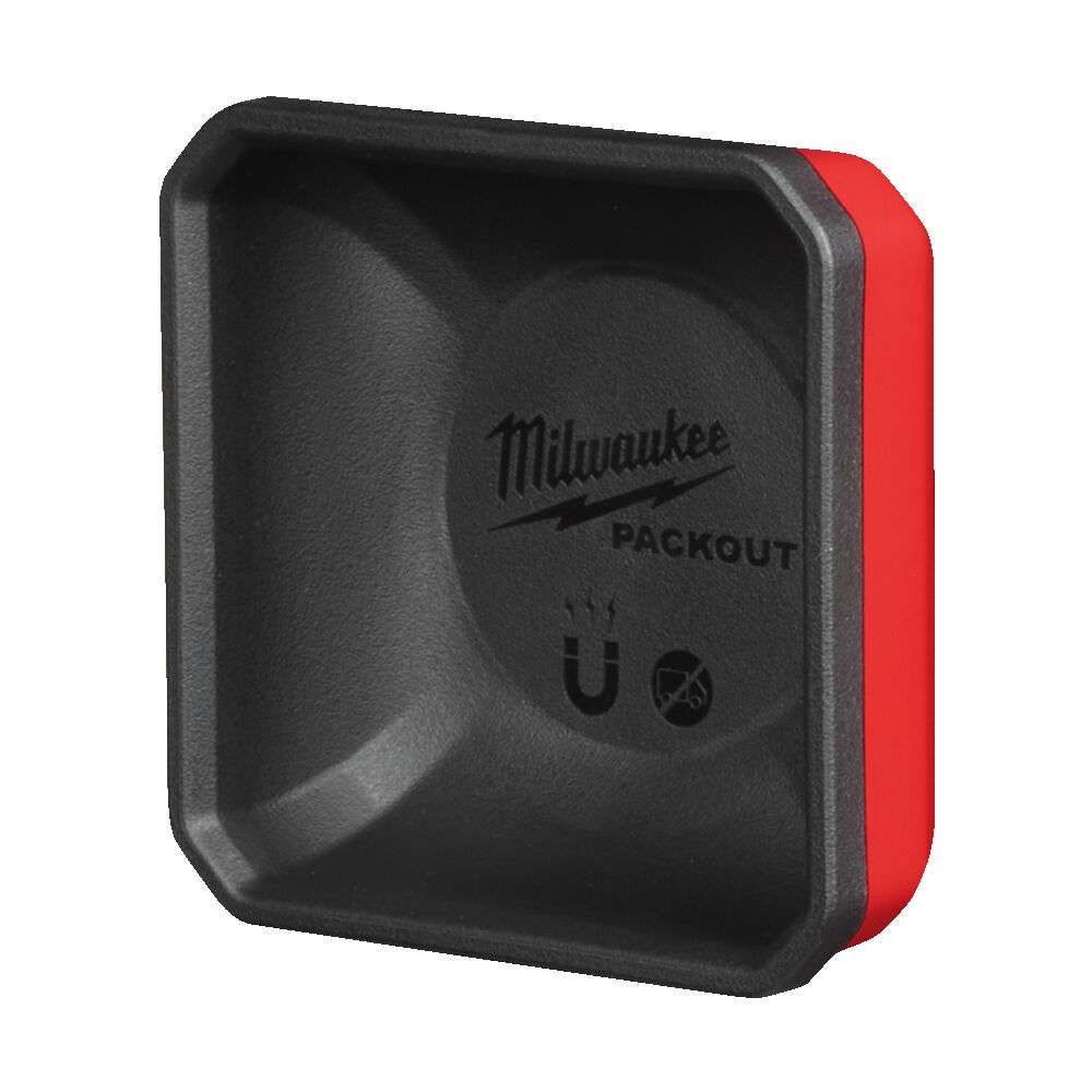 Магнитний лоток-тарілка для зберігання металевих предметів MILWAUKEE Packout - 10 x 10 см (4932493380)