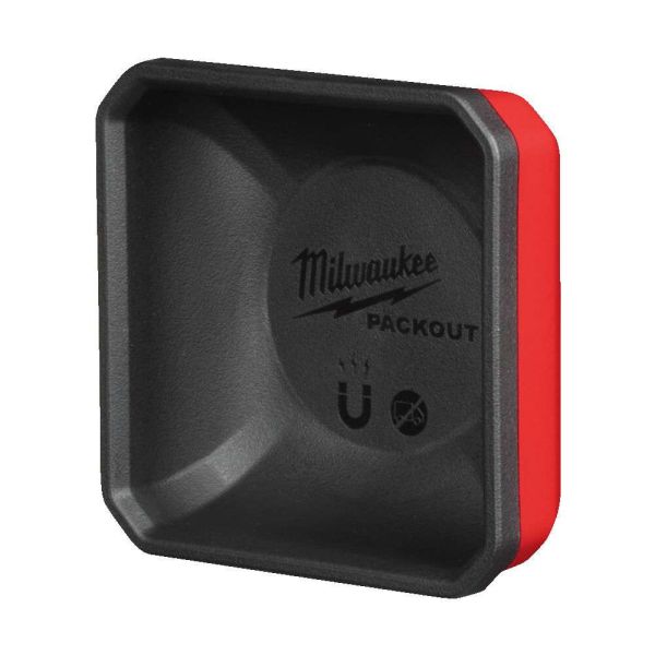 Магнитний лоток-тарілка для зберігання металевих предметів MILWAUKEE Packout - 10 x 10 см (4932493380)