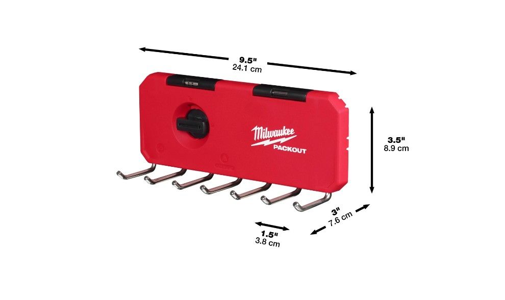 Тримач MILWAUKEE PACKOUT SMALL HOOK ROW (4932493384)