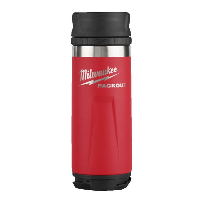Термочашка PACKOUT 532 ml червона MILWAUKEE Sip Lid (4932493473)