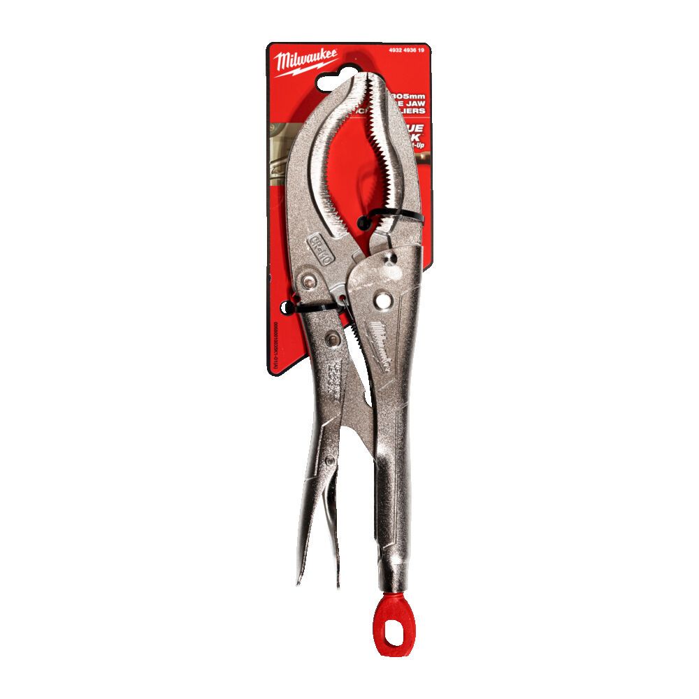 Затискач Torque Lock MILWAUKEE, діаметр 90мм, (закруглені губки), 305мм (4932493619)