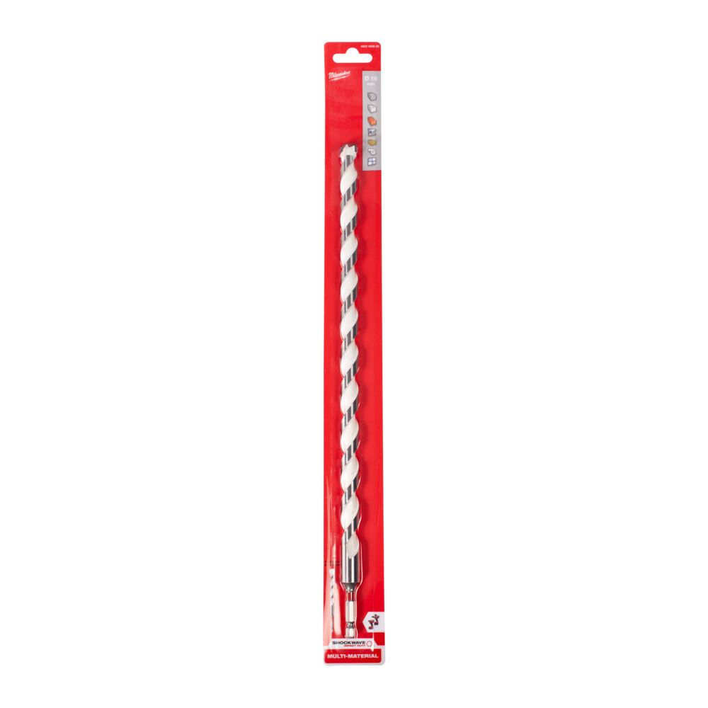 Свердло по мультіматериалам ShW HEX MILWAUKEE, діаметр 16x400х340мм (4932493880)
