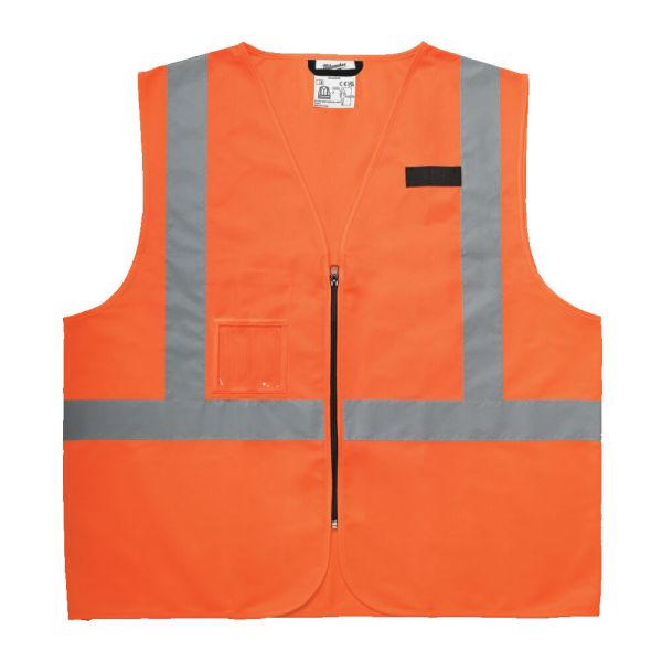 Жилет сигнальний Hi-Viz MILWAUKEE, помаранчевий (S/M) (4932493998)