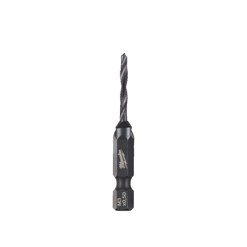 Свердло-метчик 1/4 Hex комбіноване 3-в-1 HSS-G MILWAUKEE, M3x52мм (4932498261)