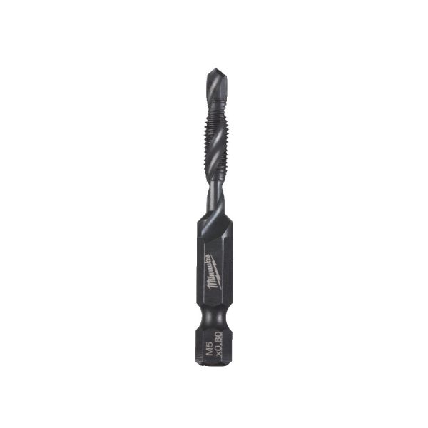 Свердло-метчик 1/4 Hex комбіноване 3-в-1 HSS-G MILWAUKEE, M5x57мм (4932498263)