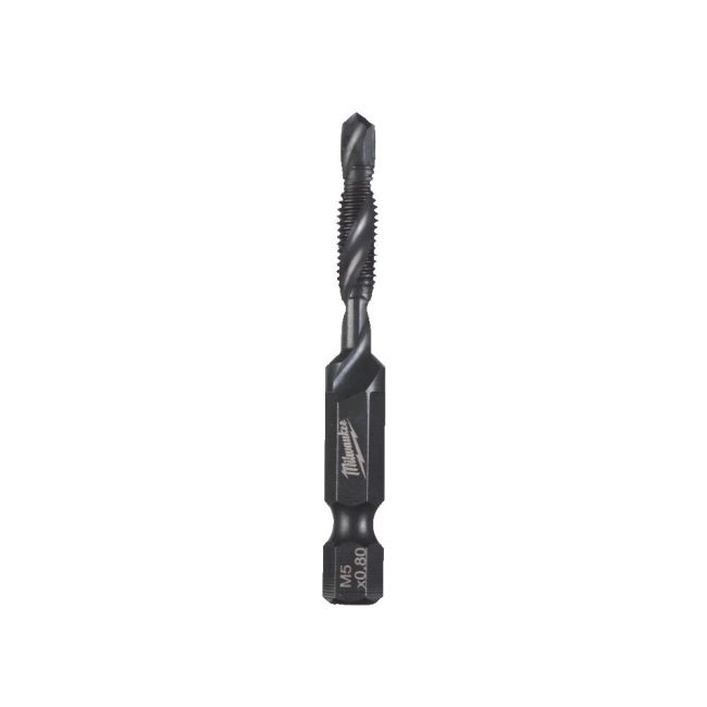 Свердло-метчик 1/4 Hex комбіноване 3-в-1 HSS-G MILWAUKEE, M5x57мм (4932498263)