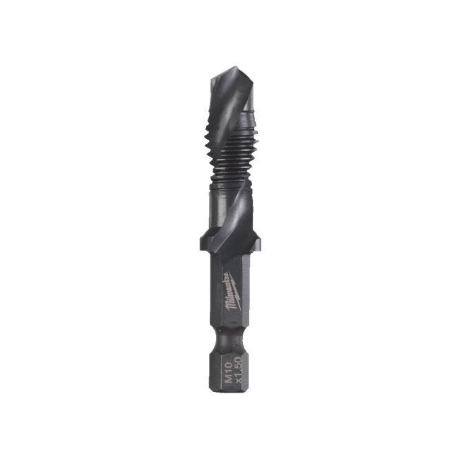 Свердло-метчик 1/4 Hex комбіноване 3-в-1 HSS-G MILWAUKEE, M10x58мм (4932498266)