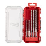 Набір бурів SDS-PLUS MX4 PACKOUT MILWAUKEE, (діаметри 5/5/6/7/8мм) (5шт), (заміна на 4932500064) пластиковий кейс (4932498298)