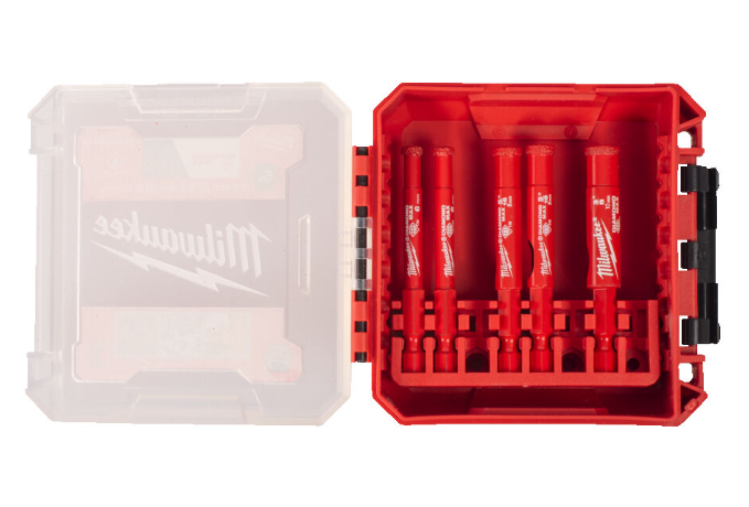 Набір коронок алмазних Diamond Plus MILWAUKEE (1/4 Hex) (діаметр 6, 6, 8 , 8, 10мм) (4932498299)