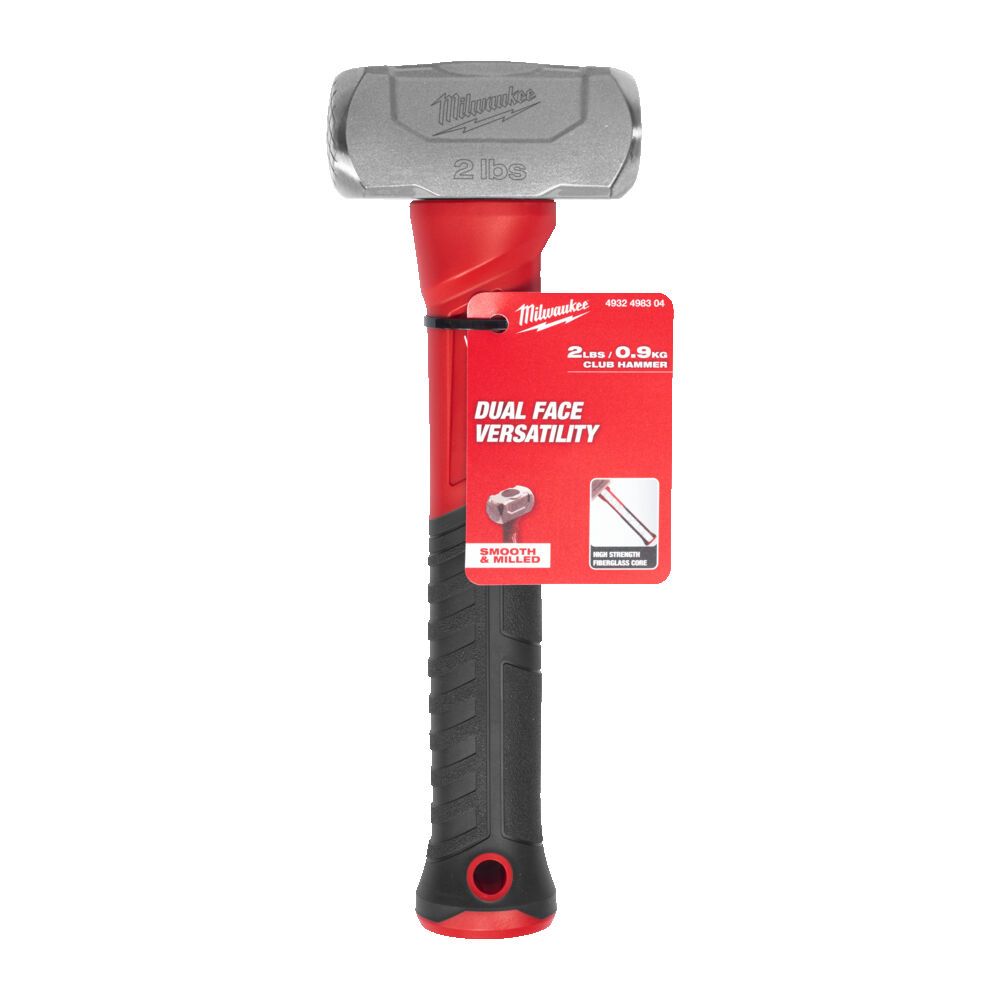 Кувалда-міні з рукояткою зі скловолокна  Fiberglass MILWAUKEE, 910гр (4932498304)