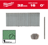 Цвяхи оцинковані з Т-образною головкою MILWAUKEE, 16G/0 градусів/32мм, (5000шт) (4932498313)