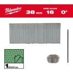 Цвяхи оцинковані з Т-образною головкою MILWAUKEE, 16G/0 градусів/38мм, (2500шт) (4932498314)