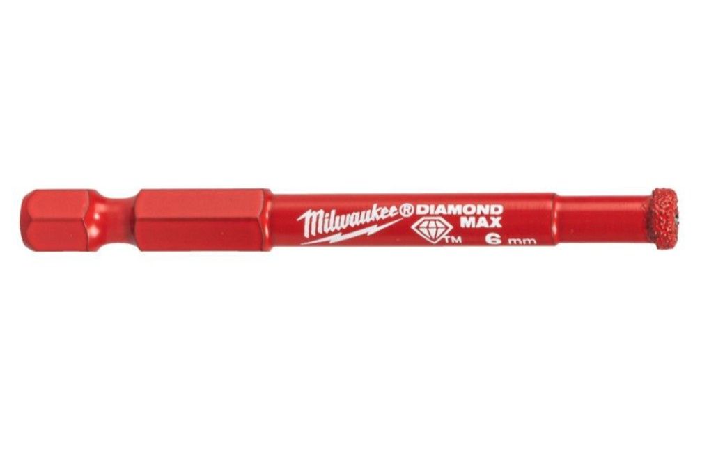 Коронка алмазна Diamond Plus MILWAUKEE, O6,0мм (1/4 Hex) (4932498342)