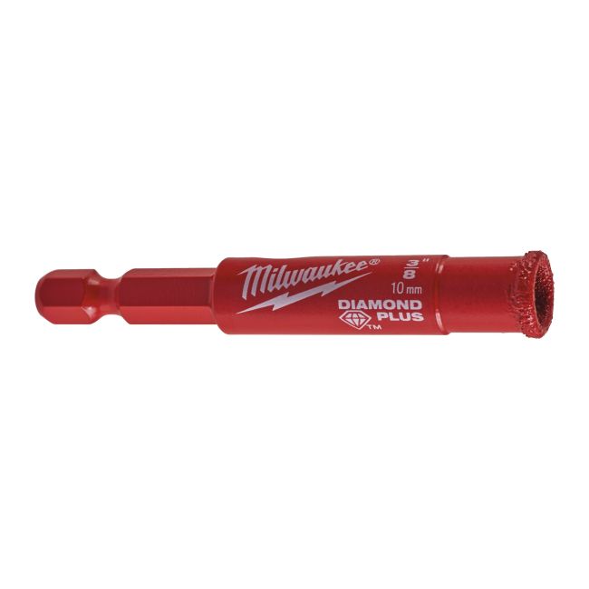 Коронка алмазна Diamond Plus MILWAUKEE, O10,0мм (1/4 Hex) (4932498344)