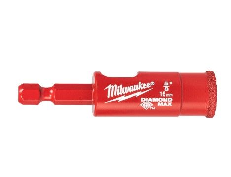 Коронка алмазна Diamond Plus MILWAUKEE, O16,0мм (1/4 Hex) (4932498347)