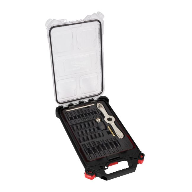 Набір мітчиків та плашок Metric MILWAUKEE PACKOUT, (38шт) пластиковий кейс (4932498721)