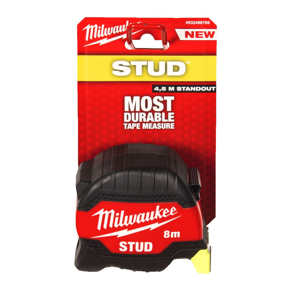 Рулетка STUD MILWAUKEE (Gen 3), 8м (33мм) (4932498765)