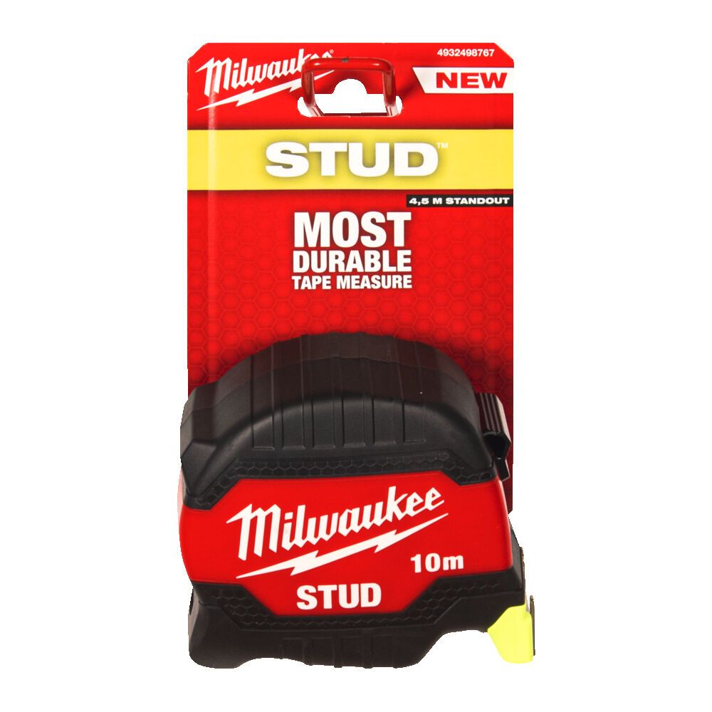 Рулетка STUD MILWAUKEE (Gen 3), 10м (33мм) (4932498767)