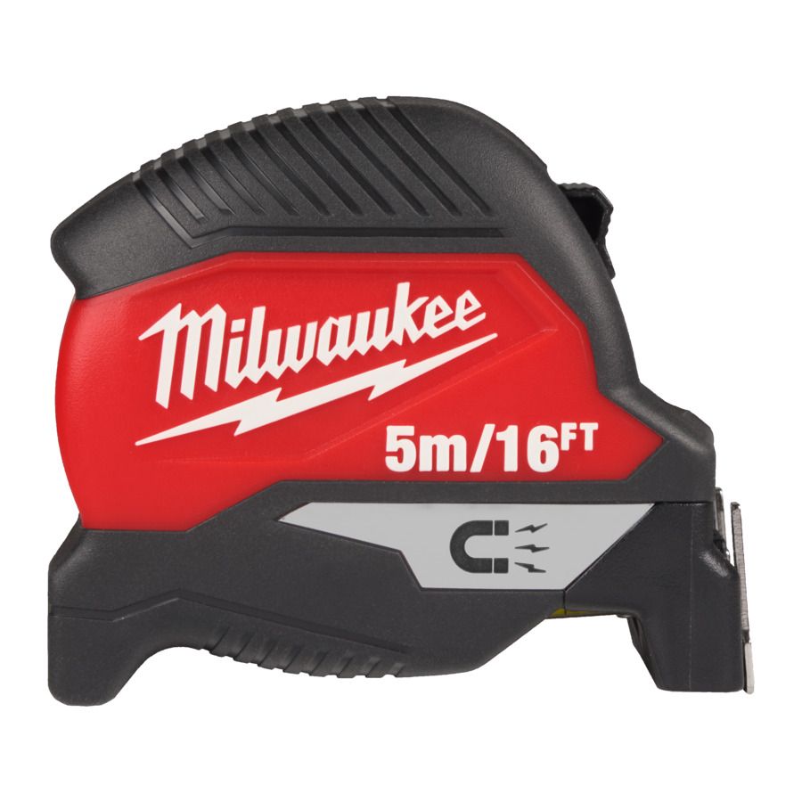 Рулетка магнітна MAGNETIC MILWAUKEE (Gen4), 5м/16фт (30мм) (4932498769)