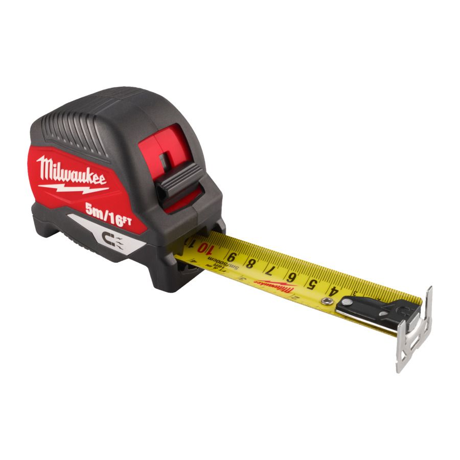 Рулетка магнітна MAGNETIC MILWAUKEE (Gen4), 5м/16фт (30мм) (4932498769)