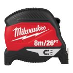 Рулетка магнитная MAGNETIC MILWAUKEE (Gen4),  8м/26фт (30мм) (4932498771)