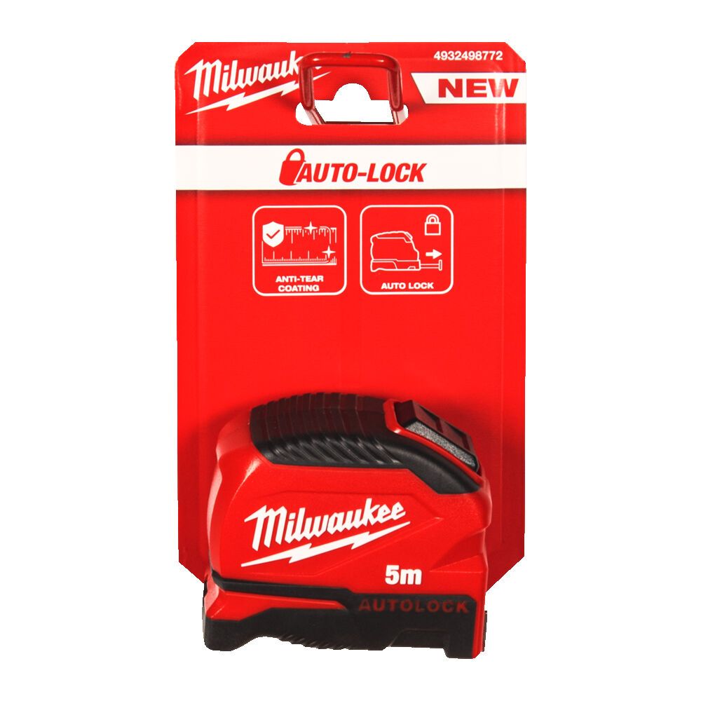 Рулетка AUTOLOCK MILWAUKEE (Gen 2), 5м (25мм) (4932498772)