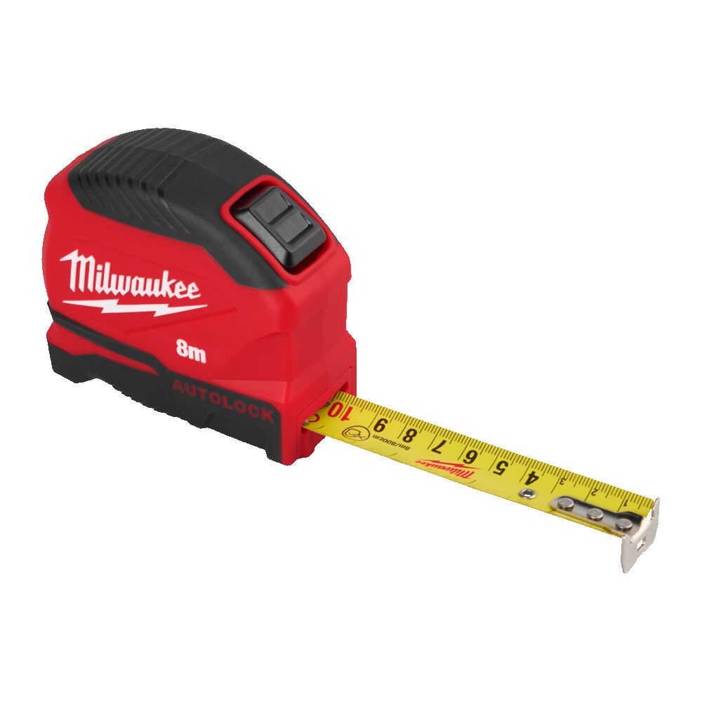 Рулетка AUTOLOCK MILWAUKEE (Gen 2), 8м (25мм) (4932498774)