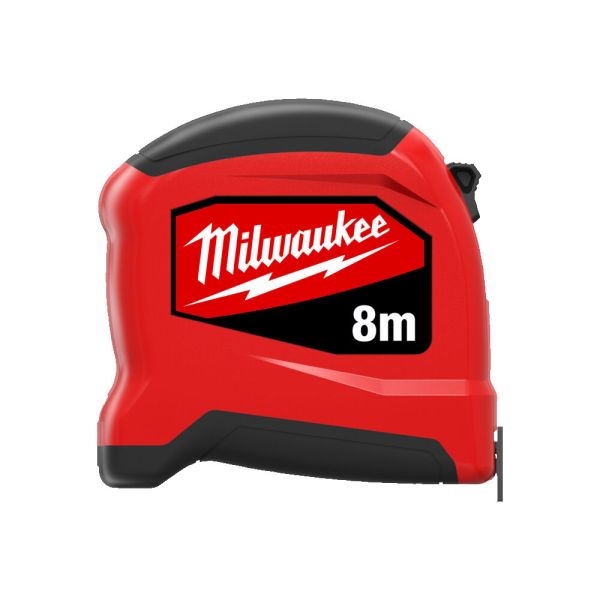 Рулетка SLIMLINE MILWAUKEE (Gen 2), 8м, (25мм) (4932498785)