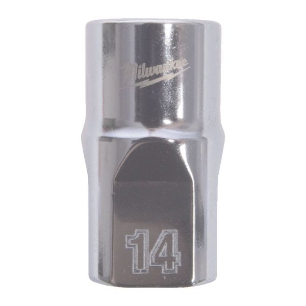 Головка торцева хромована 1/2'' MILWAUKEE, (зірочка 12 гранн.), 14мм (4932498824)
