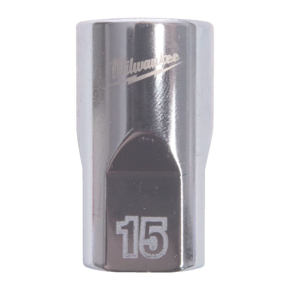 Головка торцева хромована 1/2'' MILWAUKEE, (зірочка 12 гранн.), 15мм (4932498825)