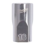 Головка торцева хромована 1/2'' MILWAUKEE, (зірочка 12 гранн.), 16мм (4932498826)