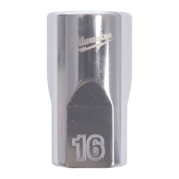Головка торцева хромована 1/2'' MILWAUKEE, (зірочка 12 гранн.), 16мм (4932498826)