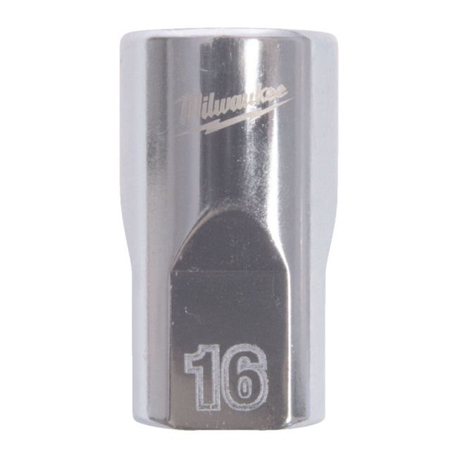 Головка торцева хромована 1/2'' MILWAUKEE, (зірочка 12 гранн.), 16мм (4932498826)