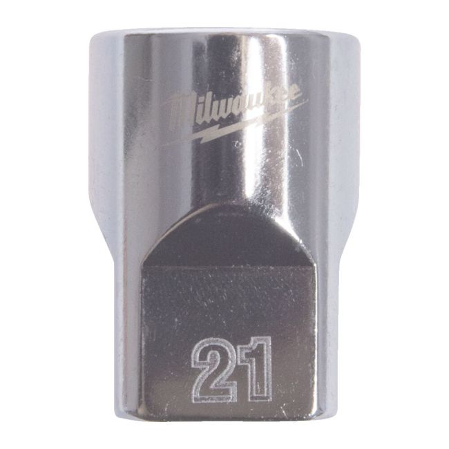 Головка торцева хромована 1/2'' MILWAUKEE, (зірочка 12 гранн.), 21мм (4932498831)