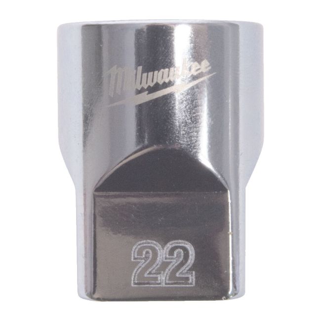 Головка торцева хромована 1/2'' MILWAUKEE, (зірочка 12 гранн.), 22мм (4932498832)