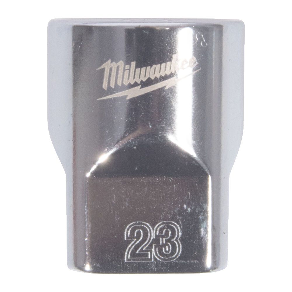 Головка торцева хромована 1/2'' MILWAUKEE, (зірочка 12 гранн.), 23мм (4932498833)