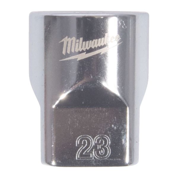 Головка торцева хромована 1/2'' MILWAUKEE, (зірочка 12 гранн.), 23мм (4932498833)