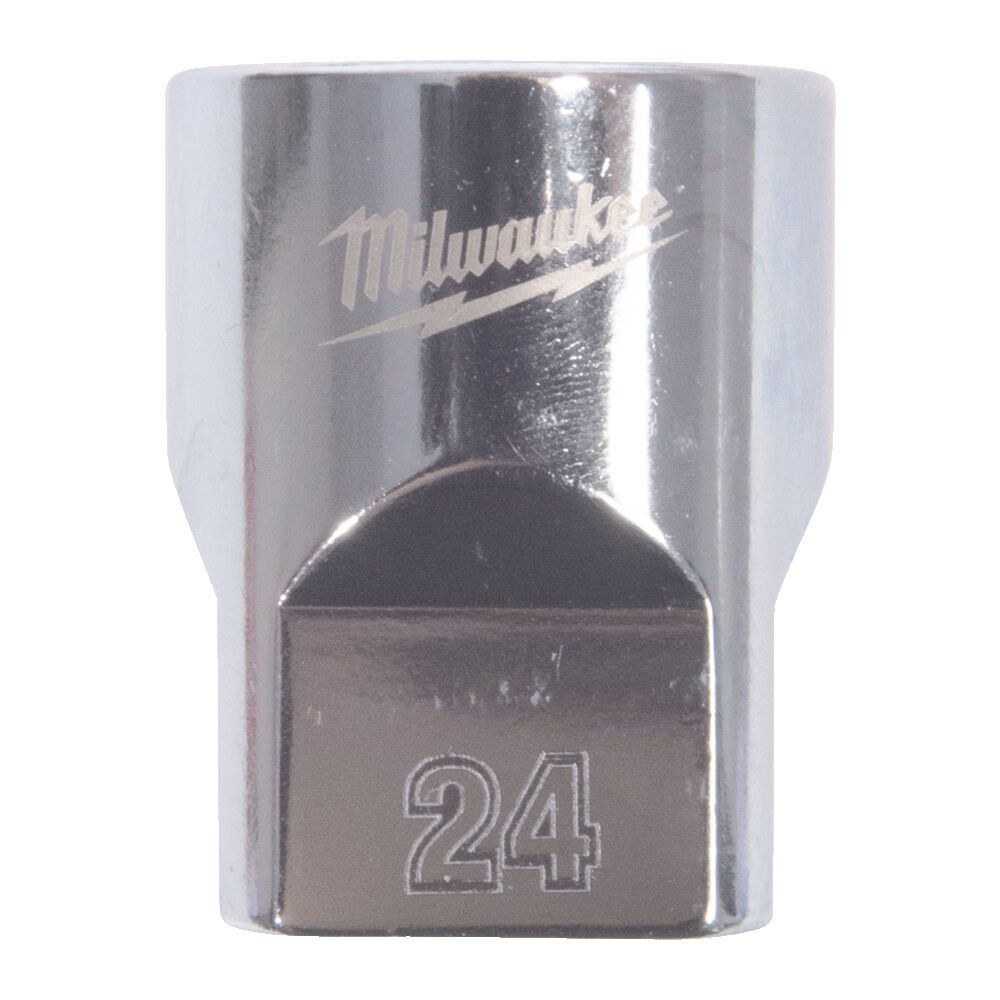 Головка торцева хромована 1/2'' MILWAUKEE, (зірочка 12 гранн.), 24мм (4932498834)