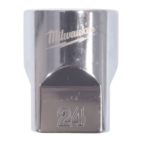 Головка торцева хромована 1/2'' MILWAUKEE, (зірочка 12 гранн.), 24мм (4932498834)