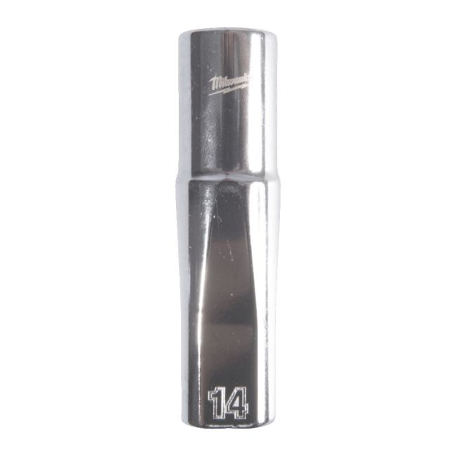 Головка торцева хромована 1/2'' MILWAUKEE, (зірочка 12 гранн.) подовжена, 23мм (4932498835)