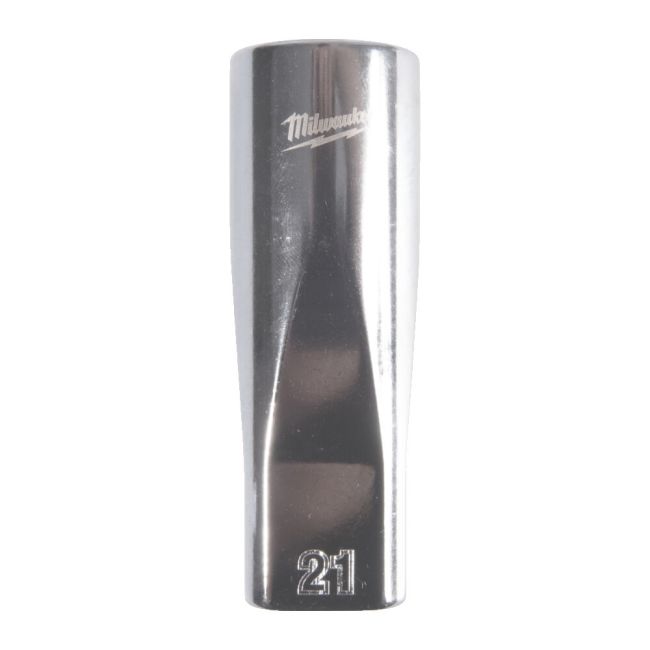 Головка торцева хромована 1/2'' MILWAUKEE, (зірочка 12 гранн.) подовжена, 21мм (4932498842)