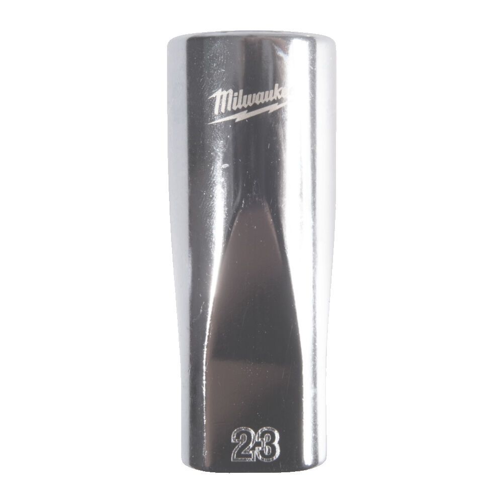 Головка торцева хромована 1/2'' MILWAUKEE, (зірочка 12 гранн.) подовжена, 23мм (4932498844)
