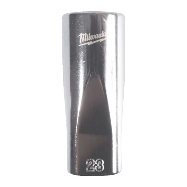 Головка торцева хромована 1/2'' MILWAUKEE, (зірочка 12 гранн.) подовжена, 23мм (4932498844)